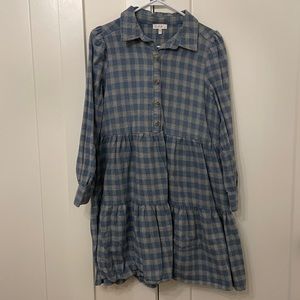 Flannel fall dress